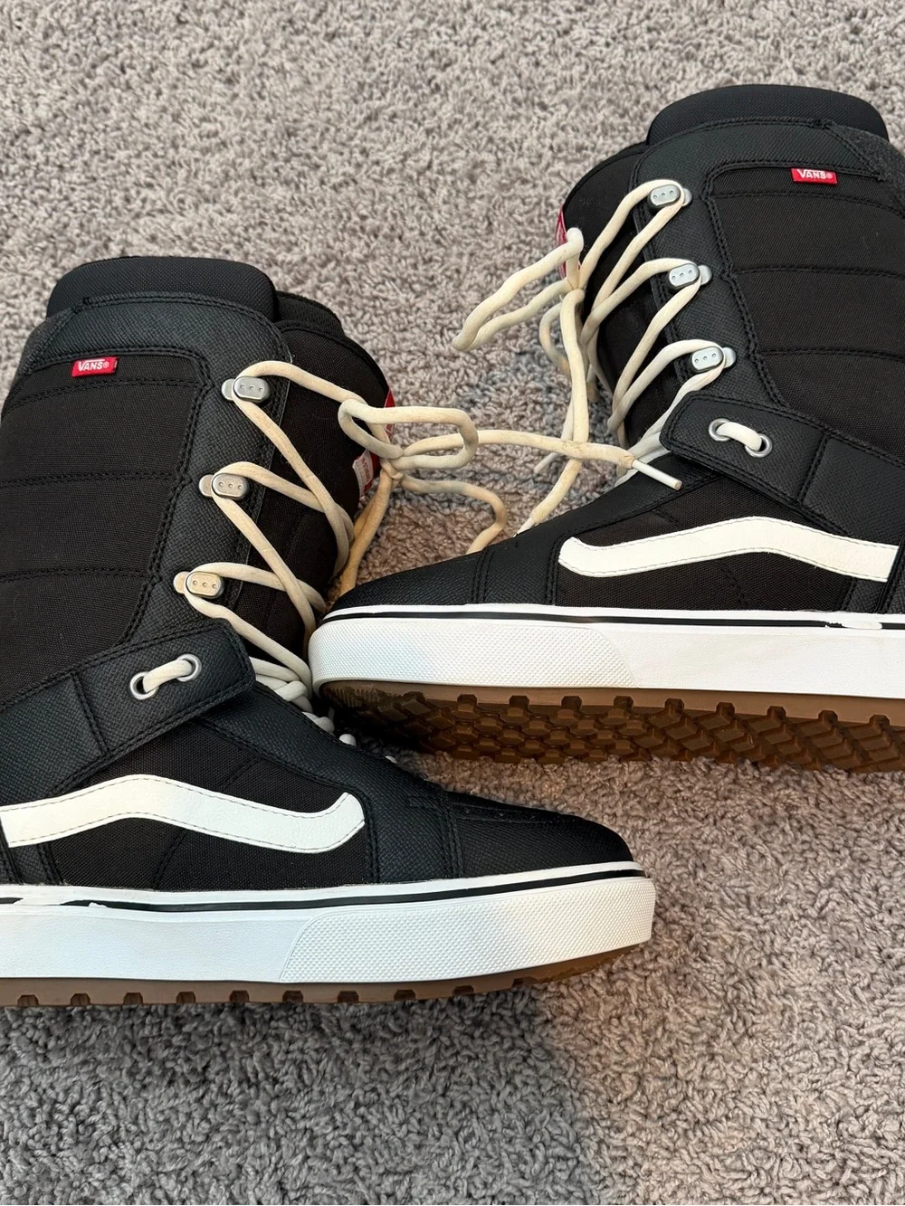 Vans Black & White Hi-Standard OG Snow Boots